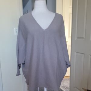 ADYP Women's V-Neck Sweater - Gray
